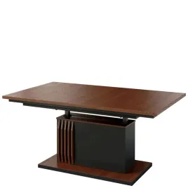 rozkladany-lawostol-regulowany-glass-z-lamelami-czarny-ciemne-drewno