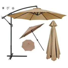 poszycie-wymienne-material-parasola-ogrodowego-8-ramion-300cm-khaki