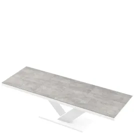 stol-rozkladany-victoria-bialy-szary-kamien-mat-160-256-cm
