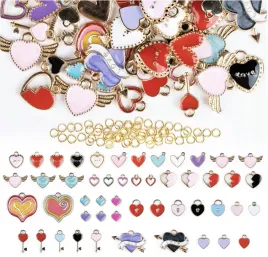 50x-emaliowane-zawieszki-charms-serca-do-bransoletek-diy-bizuteria