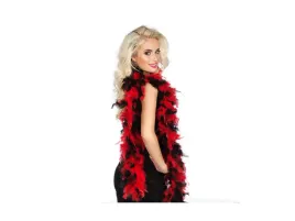 szal-boa-z-pior-party-czerwono-czarny-180-cm