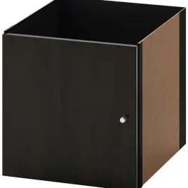 ikea-kallax-wklad-z-drzwiami-czarnobrazowy-33x33-cm