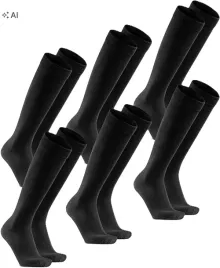 podkolanowki-6-pak-unisex-czarne-43-47