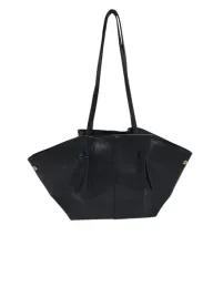 torebka-damska-shopper-naturalna-skora-czarna