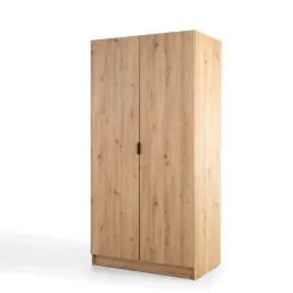 szafa-dwudrzwiowa-maxi-100-cm-dab-artisan-czarny-ryflowana