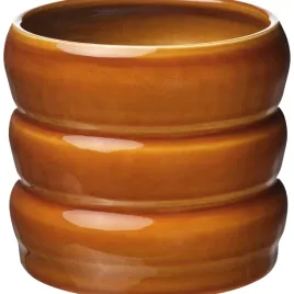 ikea-hasselbukett-oslonka-doniczki-kamionka-brazowo-zolty-12-cm