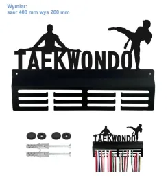 solidny-metalowy-wieszak-na-medale-taekwondo-kolki-zaslepki-gratis