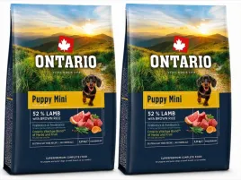 ontario-puppy-mini-lamb-jagniecina-z-brazowym-ryzem-2x225kg