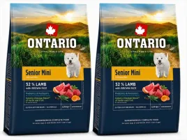 ontario-senior-mini-lamb-jagniecina-z-brazowym-ryzem-2x225kg