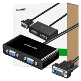 ugreen-40254-rozdzielacz-wideo-vga-do-2x-vga-1m-czarny