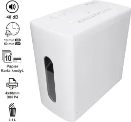 ultra-cicha-40db-niszczarka-do-papieru-proeasy-pcw-1410q-p4-4-x-38-mm