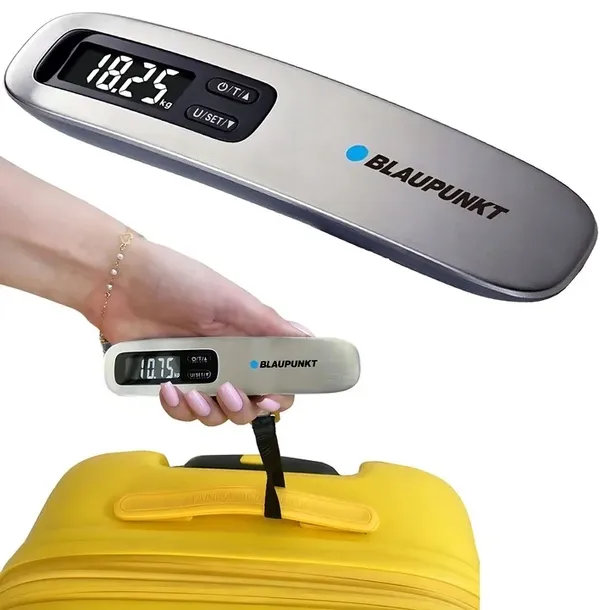 WAGA BAGAŻOWA TURYSTYCZNA DO BAGAŻU WALIZEK CYFROWA BLAUPUNKT LGS501 50 KG