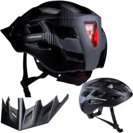 dunlop-kask-rowerowy-m-regulowany-czerwone-swiatlo-led-z-tylu