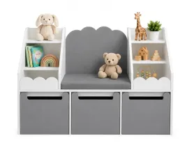 regal-laweczka-bialy-pojemniki-szare-organizer-na-zabawki-ksiazki-dzieci