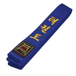 pas-pasy-z-haftem-taekwondo-200-cm-niebieski