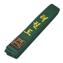 pas-pasy-z-haftem-taekwondo-180-cm-zielony