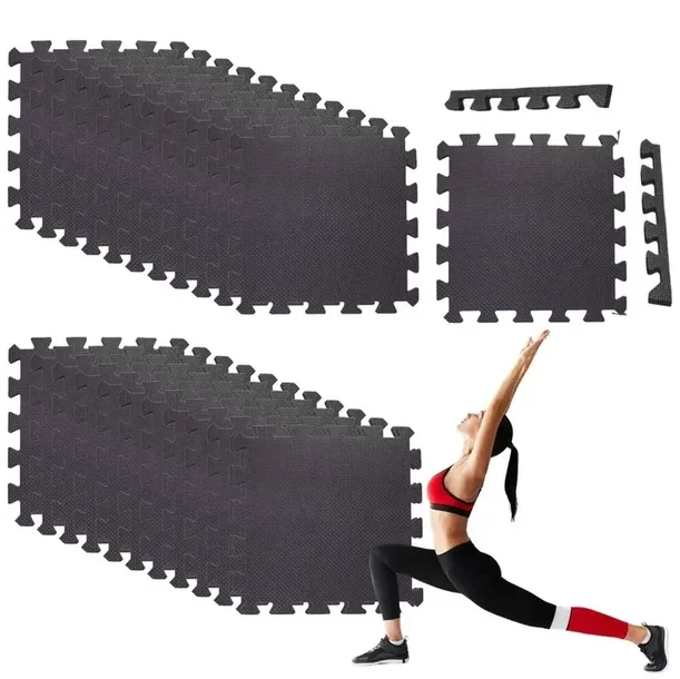 Mata Puzzle Piankowa Gruba XXL Pod Sprzęt Do Ćwiczeń Ochronna 24 szt.