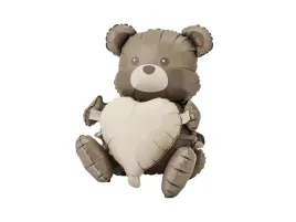 balon-foliowy-stojacy-mis-3d-brazowy-55x41x33-cm-1-szt