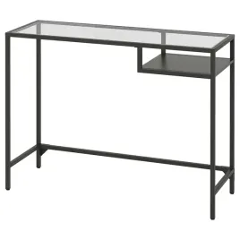 vittsjo-ikea-biurko-stolik-na-laptop-czarnobraz-szklo-100x36-cm