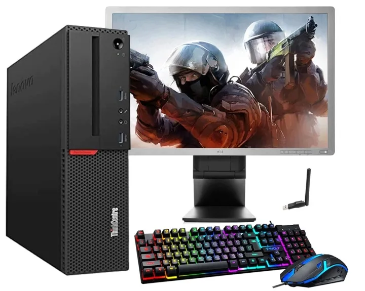 KOMPLETNY ZESTAW KOMPUTEROWY I3-6100 2x3.70GHz 4GB 120GB W11 WIFI MONITOR LED24 IPS POLEASINGOWY