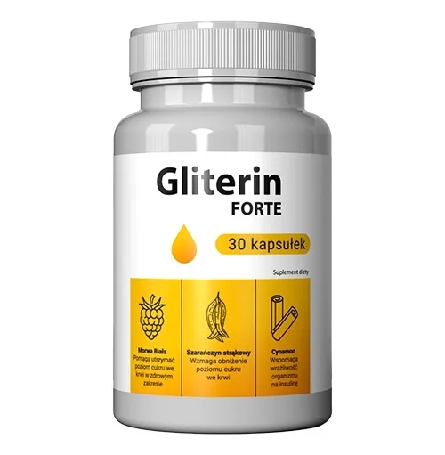 Gliterin - suplement diety wspierający poziom cukru i metabolizm