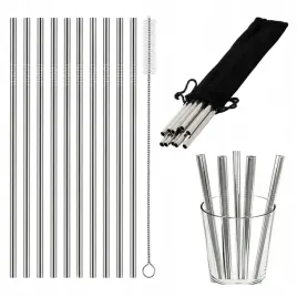 slomki-rurki-wielorazowe-metalowe-eko-x10-zestaw-do-picia-czyscik-etui