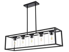 nf-22401bk-lampa-wiszaca-5xe27-loft-czarna-nad-wyspe-kuchenna-90cm