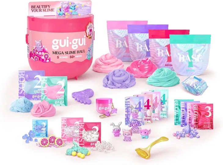 Duży Zestaw Gui Gui Slime z figurkami Zestaw Kreatywny Masa Plastyczna