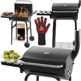 grill-ogrodowy-weglowy-na-kolach-ruszt-mocny-zamykany-polka-komin-przenosny