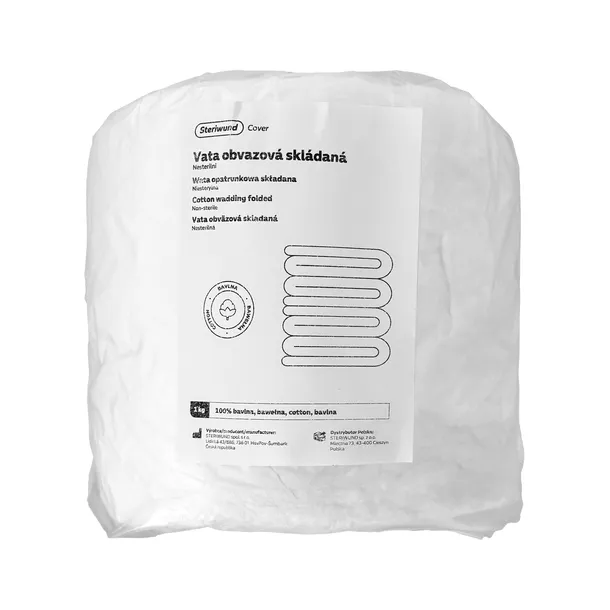 Wata opatrunkowa bawełniana 100% Steri Cover Steriwund 1 kg
