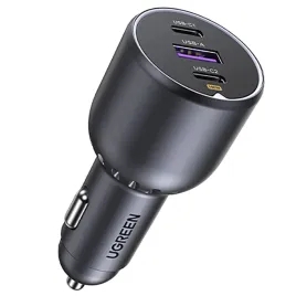 ladowarka-ugreen-ec705-samochodowa-130w-2x-usb-c-1x-usb-a-szara