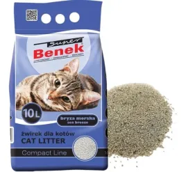 super-benek-bryza-morska-10l-zwirek-dla-kota-compact-line