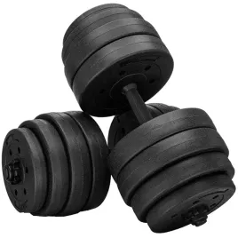 hantle-regulowane-bitumiczne-zestaw-hantli-do-cwiczen-obciazenia-2x20kg