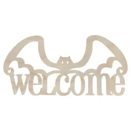 drewniany-napis-welcome-z-nietoperzem-halloween-sklejka-nietoperz