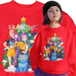 bluza-dziecieca-kpop-demon-hunters-swiateczna-anime-prezent-pod-choinke