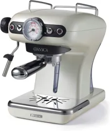 ariete-1389pe-espressomaschine-classica-kolbowy-kawa-spienianie-mleka