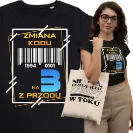 damska-koszulka-prezent-na-30-urodziny-zmiana-kodu-3-z-przodu-torba-gratis