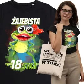 damska-koszulka-prezent-na-18-urodziny-zajebista-18stka-torba-gratis