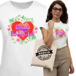 damska-koszulka-prezent-na-dzien-babci-serce-kochana-babcia-torba-gratis