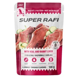 super-rafi-mokra-karma-dla-psa-z-cielecina-i-watrobka-z-krolika-500g