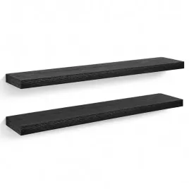 polki-feihorrm-plywajace-90-cm-czarne-drewniane-zestaw-2-sztuk
