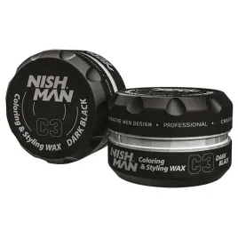 nishman-pomada-koloryzujaca-do-wlosow-wosk-dark-black-czarna-c3-100ml