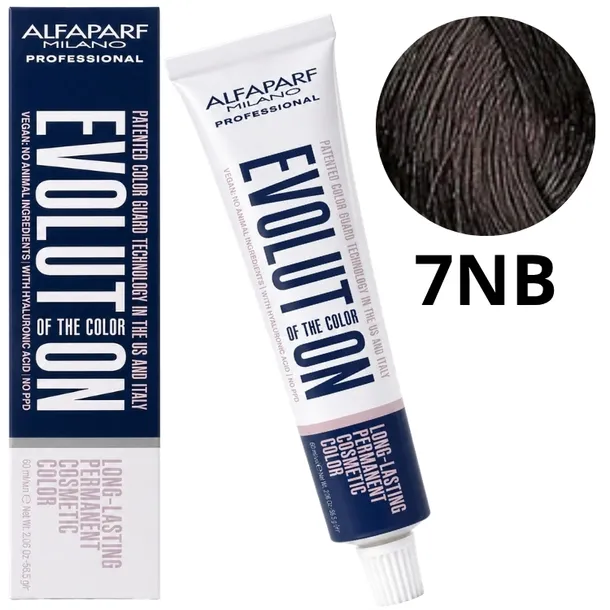 ALFAPARF EVOLUTION OF THE COLOR PROFESJONALNA FARBA DO WŁOSÓW 7NB 60ML