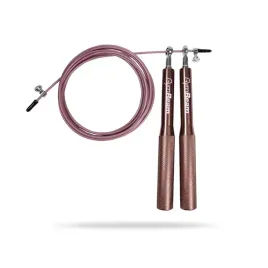 skakanka-aluminiowa-regulowana-metalowa-trening-gymbeam-300-cm-rozowe-zloto