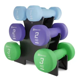 hantelki-do-fitnessu-hantle-do-treningu-ciezarki-neoprenowe-zestaw-2x2kg