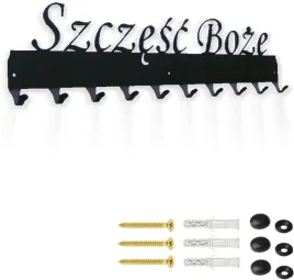 wieszak-szczesc-boze-czarny-metalowy-do-przedpokoju-60-cm