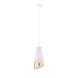 lampa-sufitowa-wiszaca-zyrandol-led-e27-zloty-abazur-stozkowy-regulowana