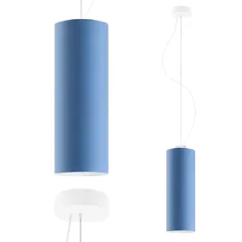 lampa-wiszaca-sufitowa-niebieska-regulowana-led-e27-abazur-zyrandol-modna