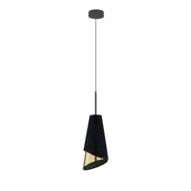 lampa-sufitowa-wiszaca-zyrandol-led-e27-zloty-abazur-stozkowy-regulowana