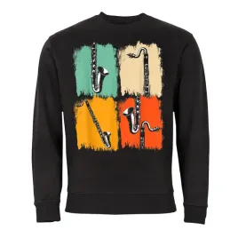 czarna-bluza-muzyczna-dla-muzyka-saksofony-retro